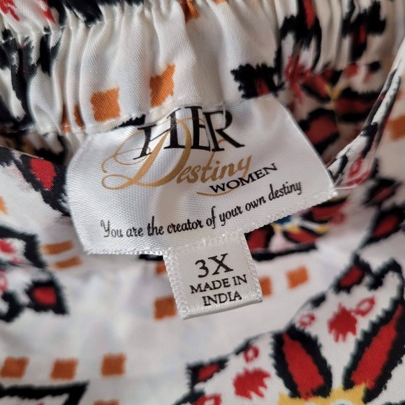 Boho Maxi Skirt Size 3X - Picture 3 of 9